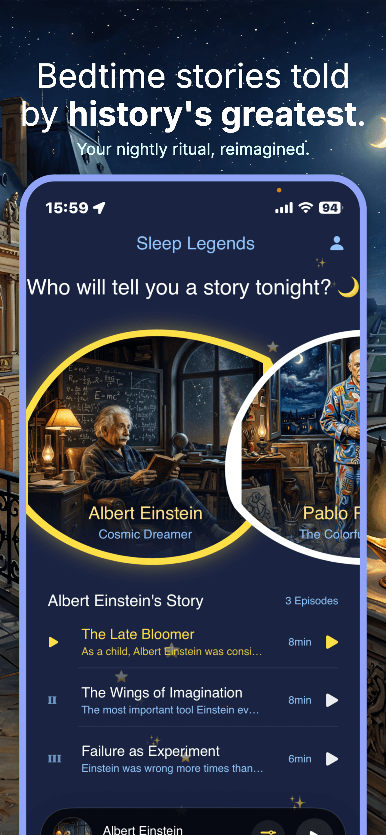 Legend and episode picker